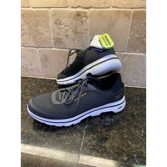 Skechers Ultra Go Air Cooled Goga Mat Go Walk Sneakers Men’s 13 Olive NEW - Picture 3 of 9